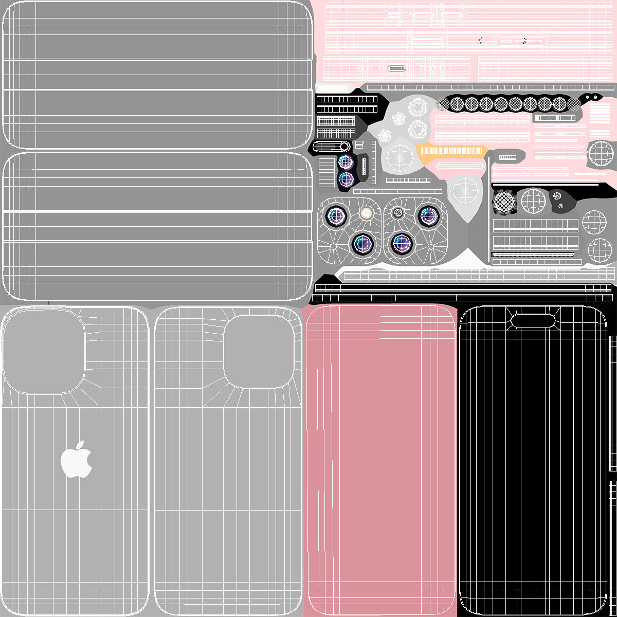 IPhone 15 Plus Different Colors Unboxed 3D model