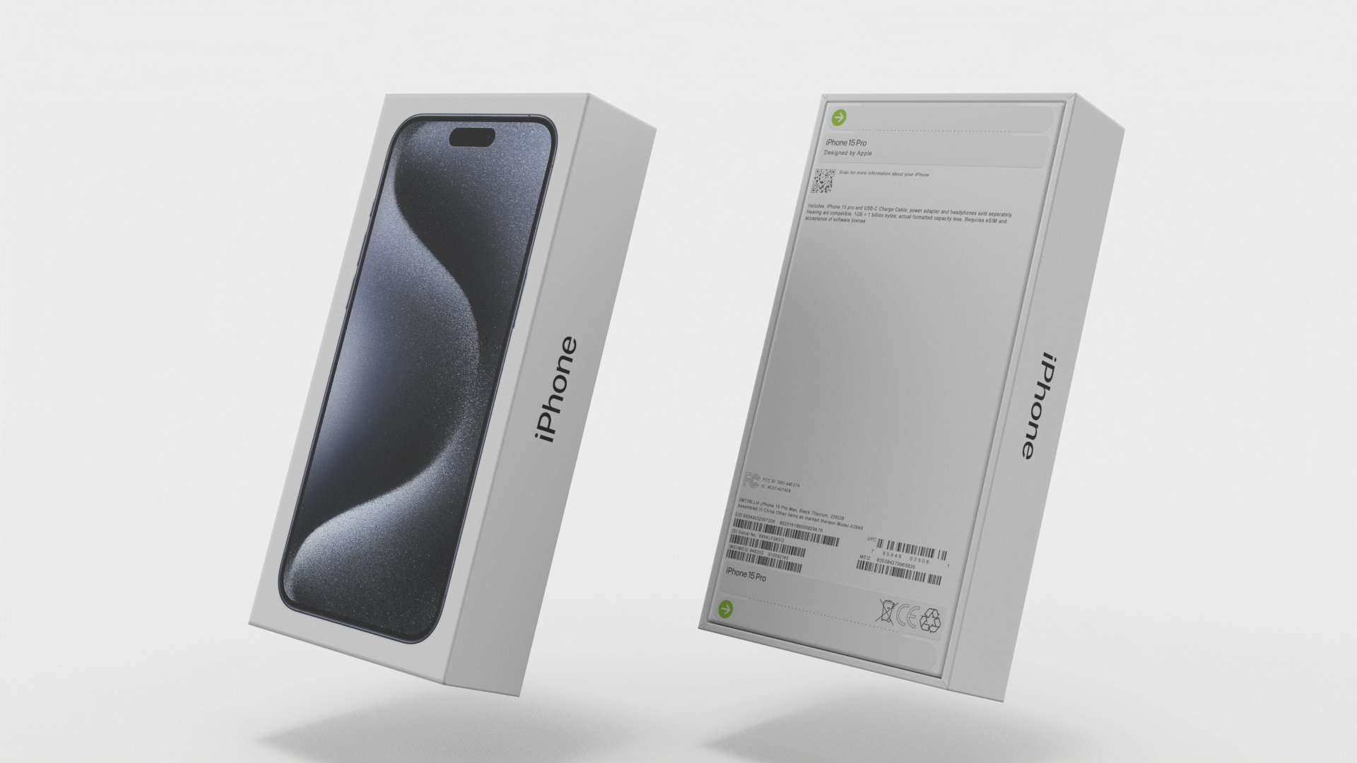 IPhone 15 Plus Different Colors Unboxed 3D model