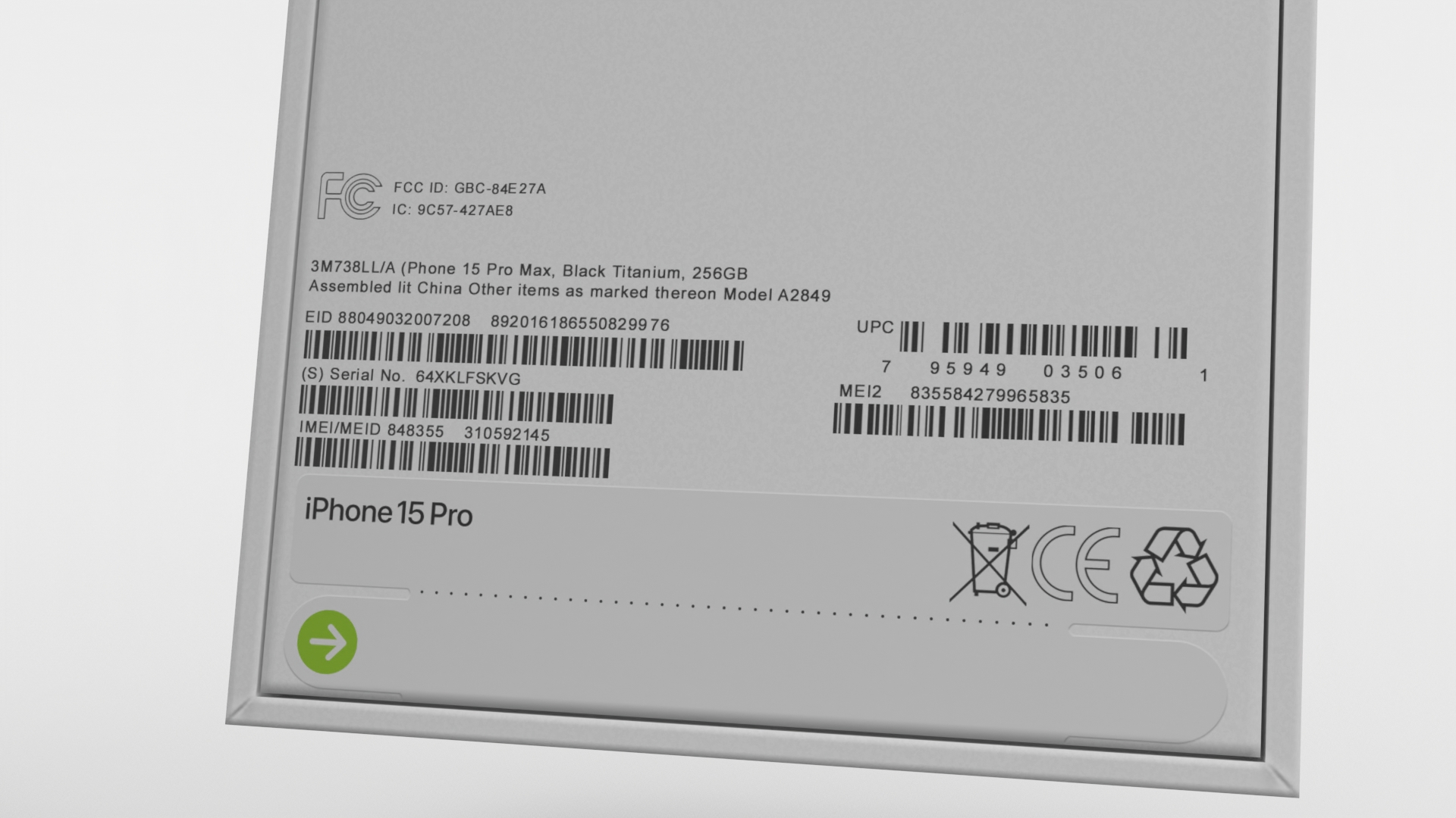 IPhone 15 Plus Different Colors Unboxed 3D model
