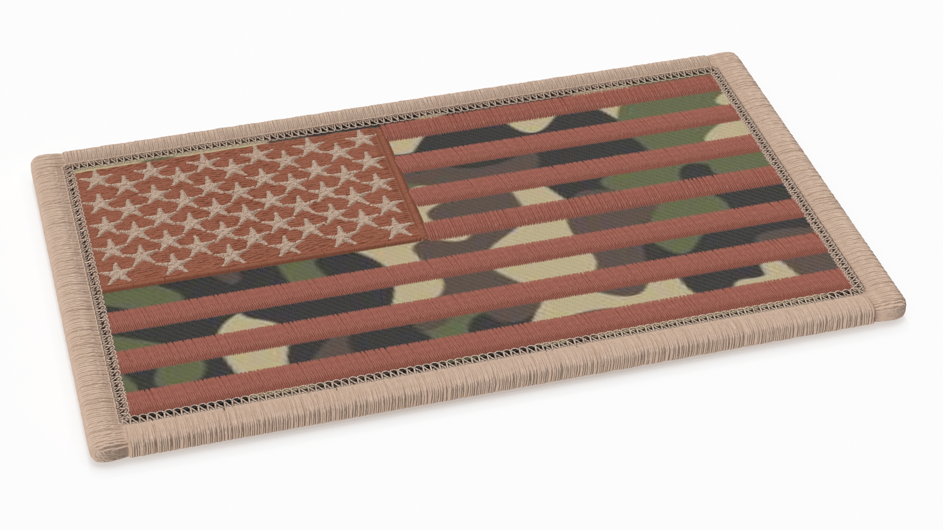 3D USA Desert Flag Patch