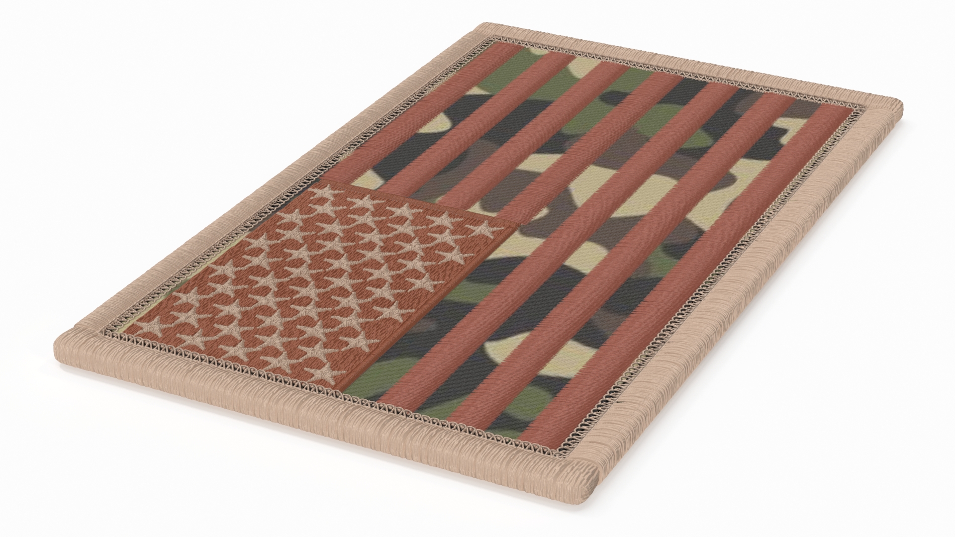 3D USA Desert Flag Patch