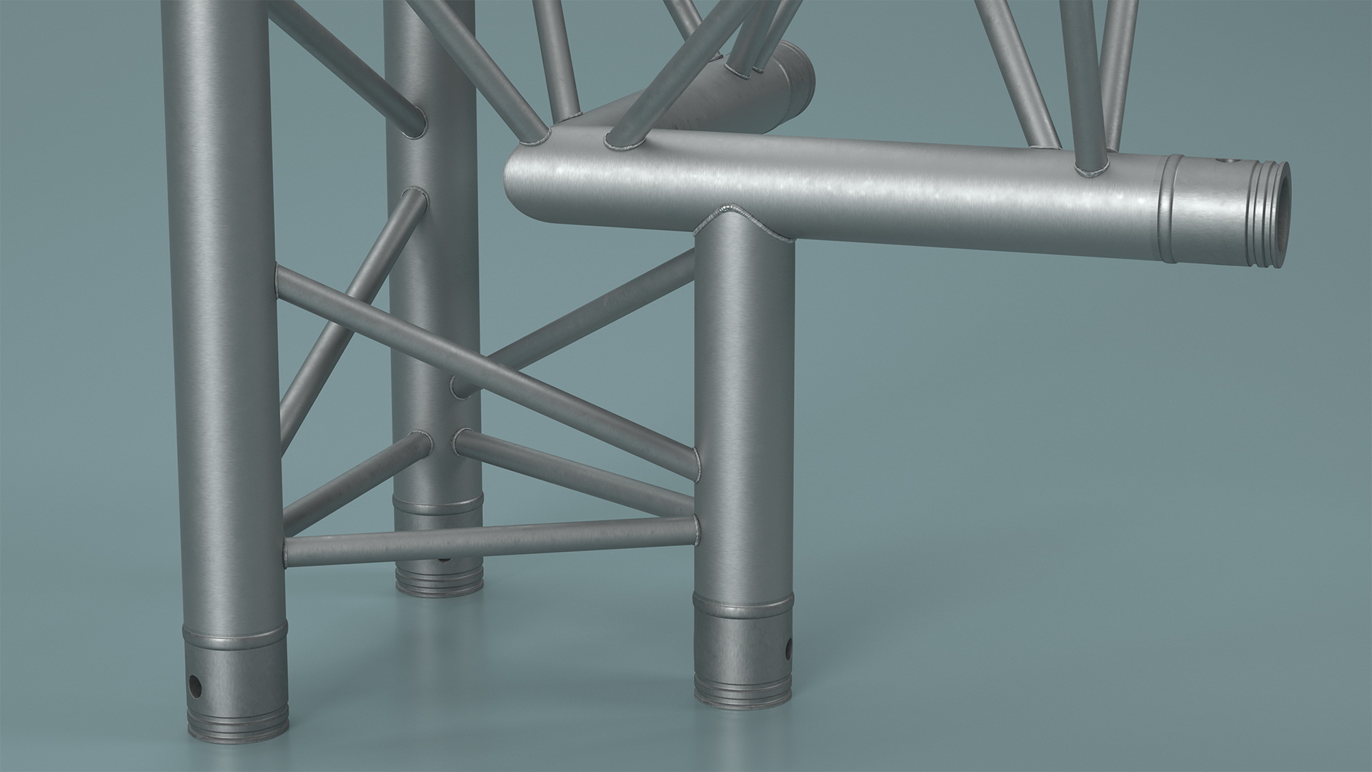 Architecture Truss Modular Triangular 3D