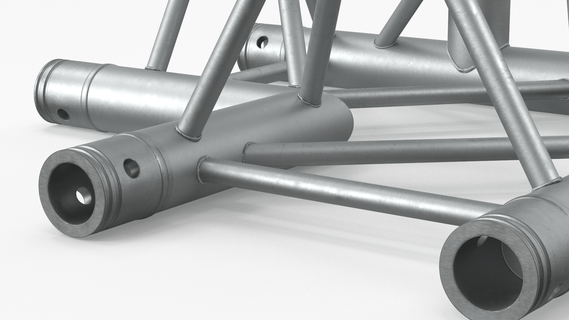 Architecture Truss Modular Triangular 3D