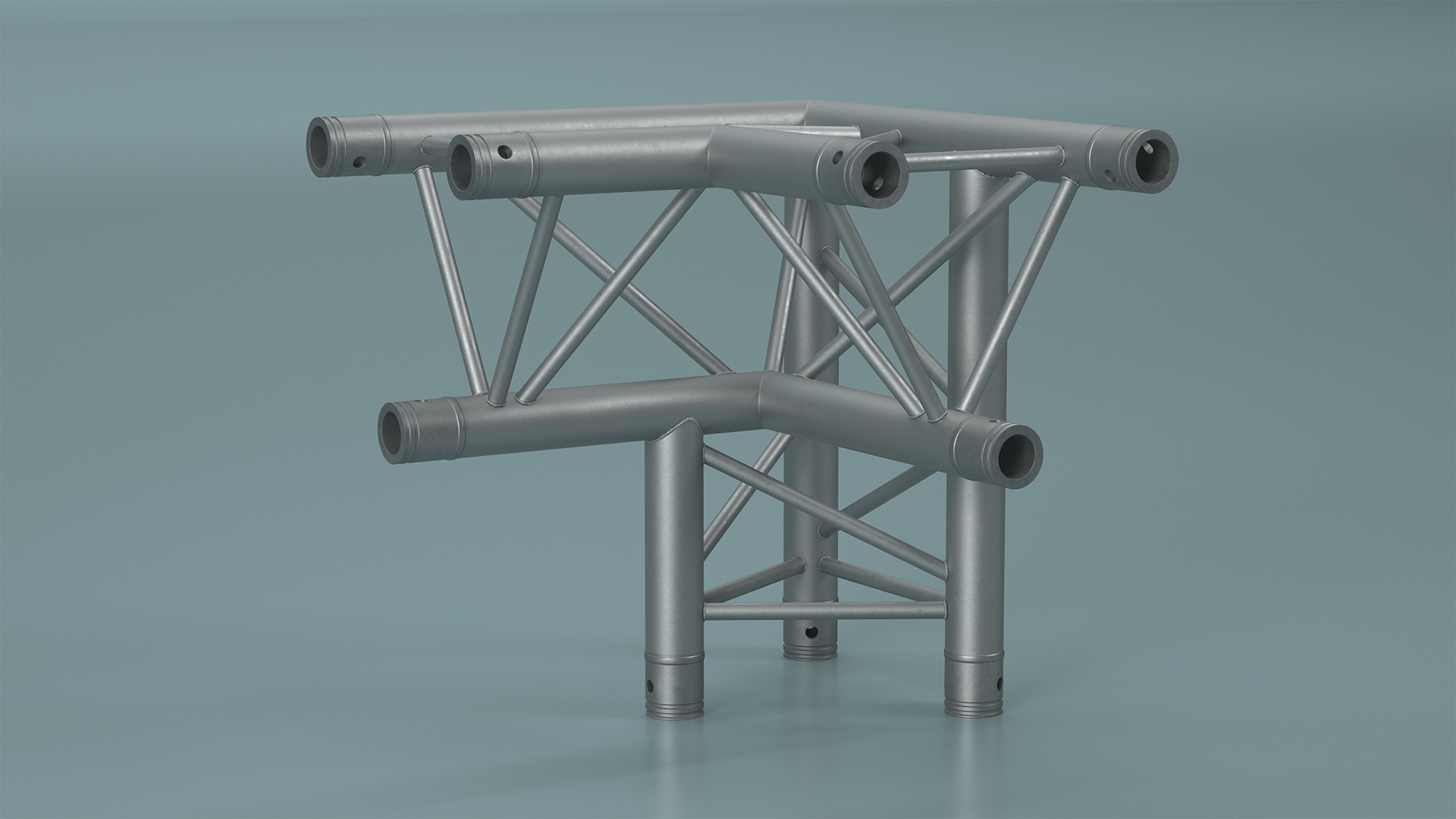 Architecture Truss Modular Triangular 3D