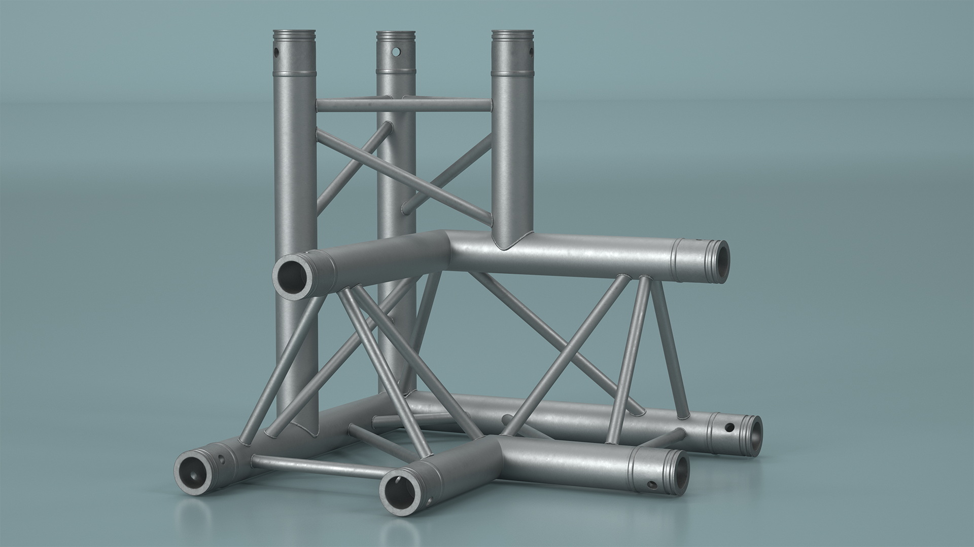 Architecture Truss Modular Triangular 3D