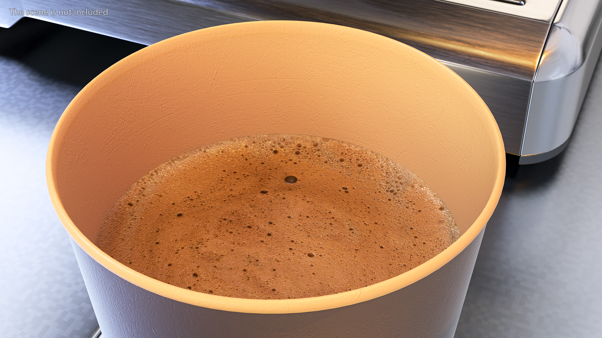 3D To Go Cup With Coffee