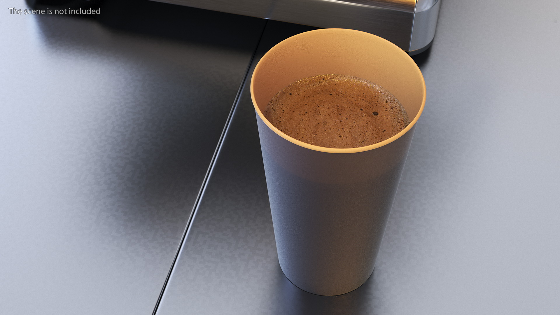 3D To Go Cup With Coffee