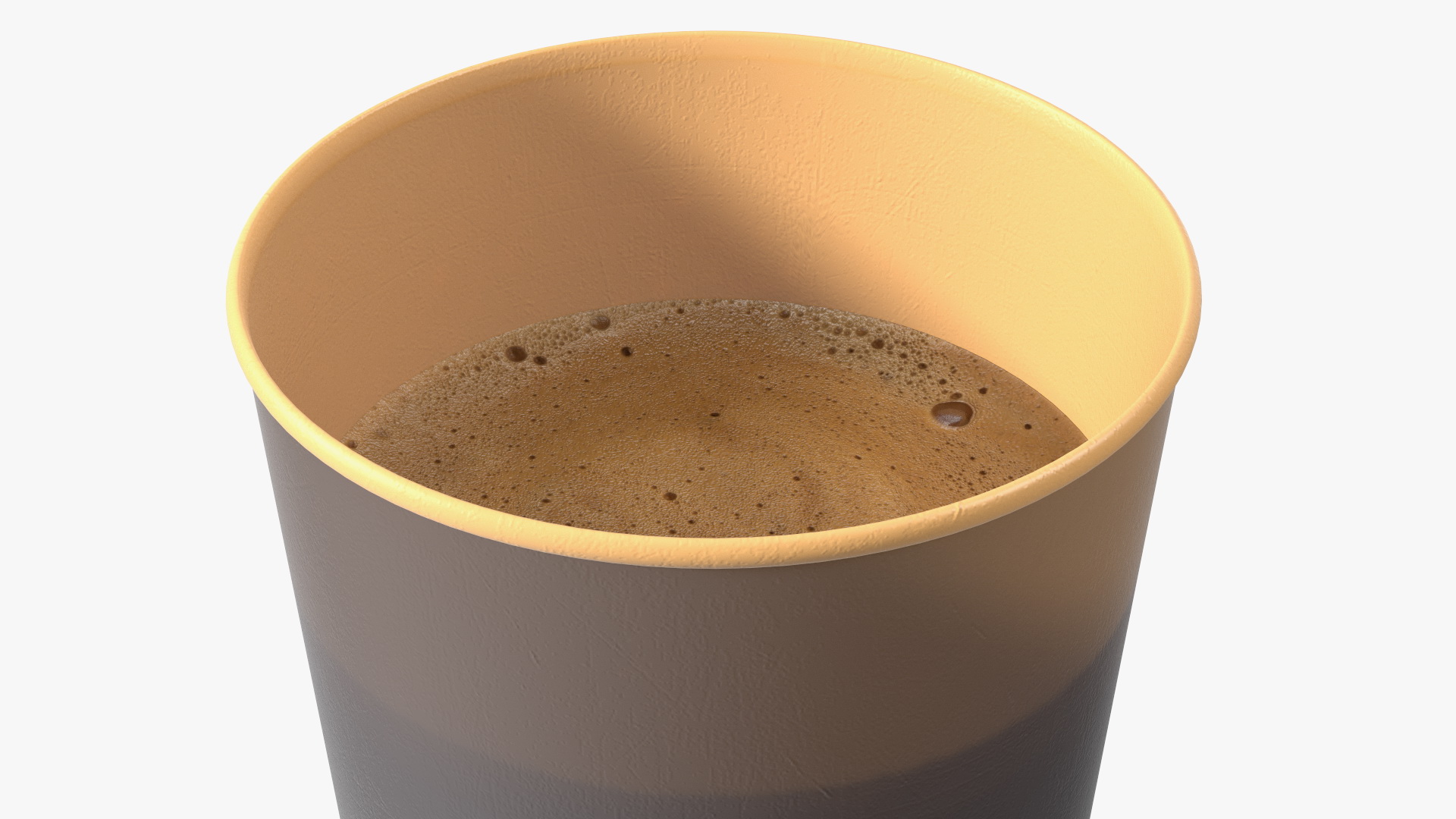 3D To Go Cup With Coffee