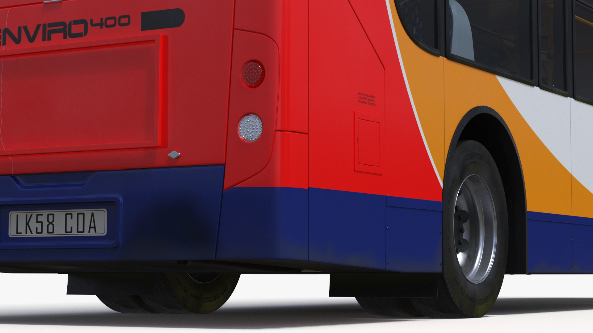 3D model Double Decker City Bus Stagecoach Enviro400 Rigged