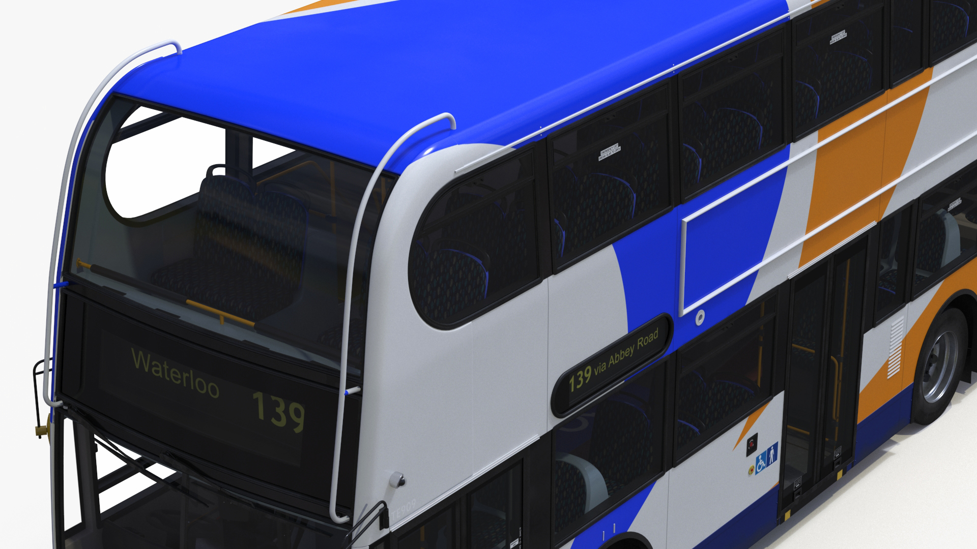 3D model Double Decker City Bus Stagecoach Enviro400 Rigged