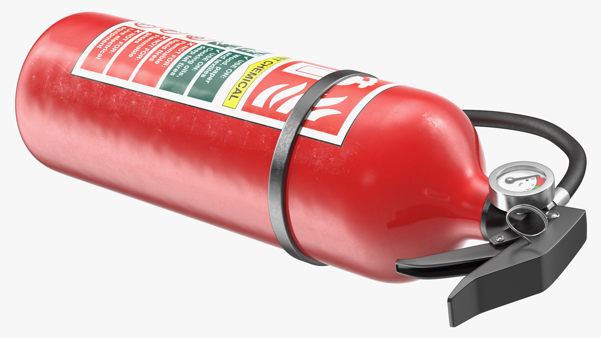 3D Fire Extinguisher Storage Box Set model