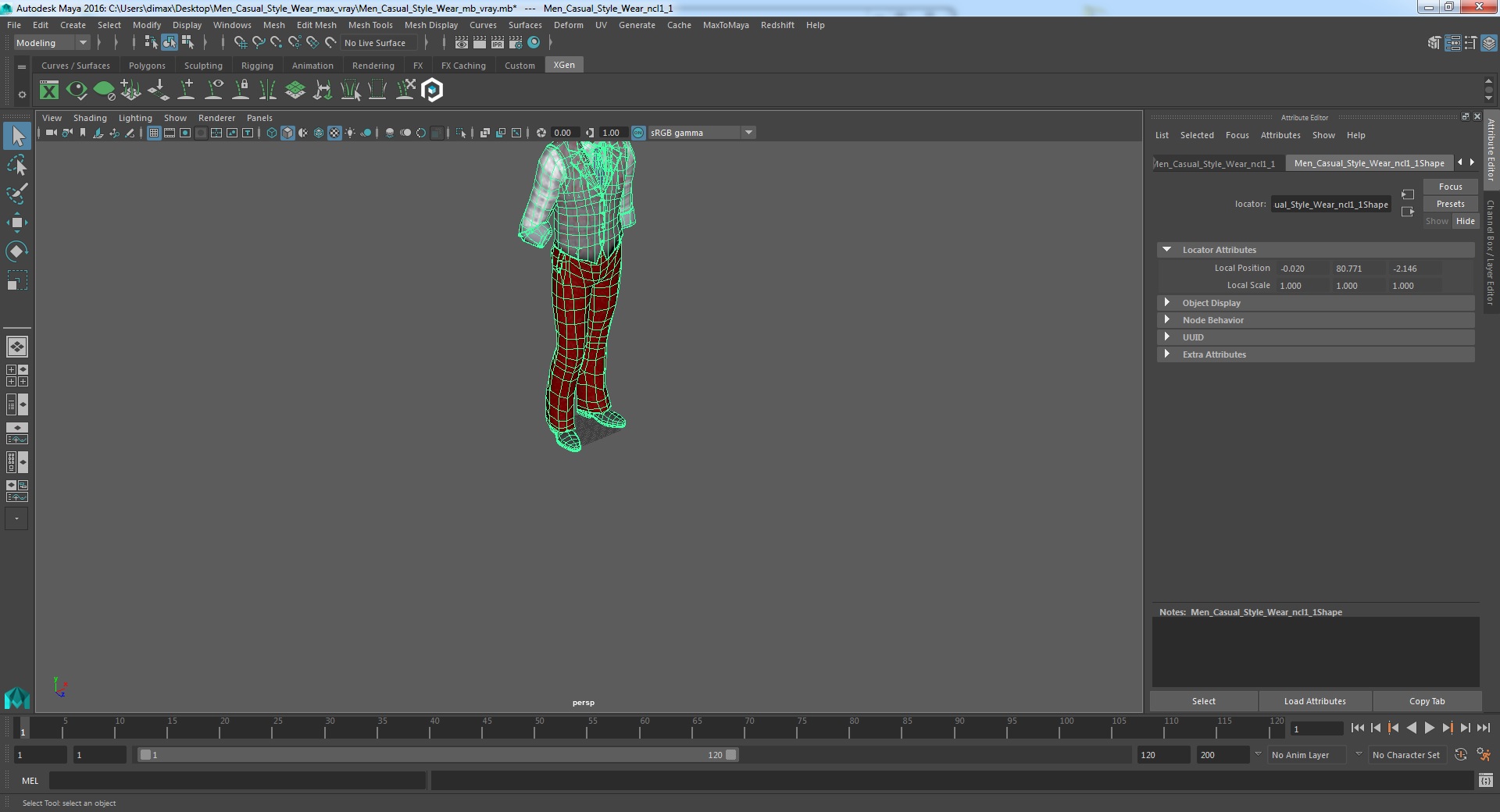 3D Men Casual Style Wear
