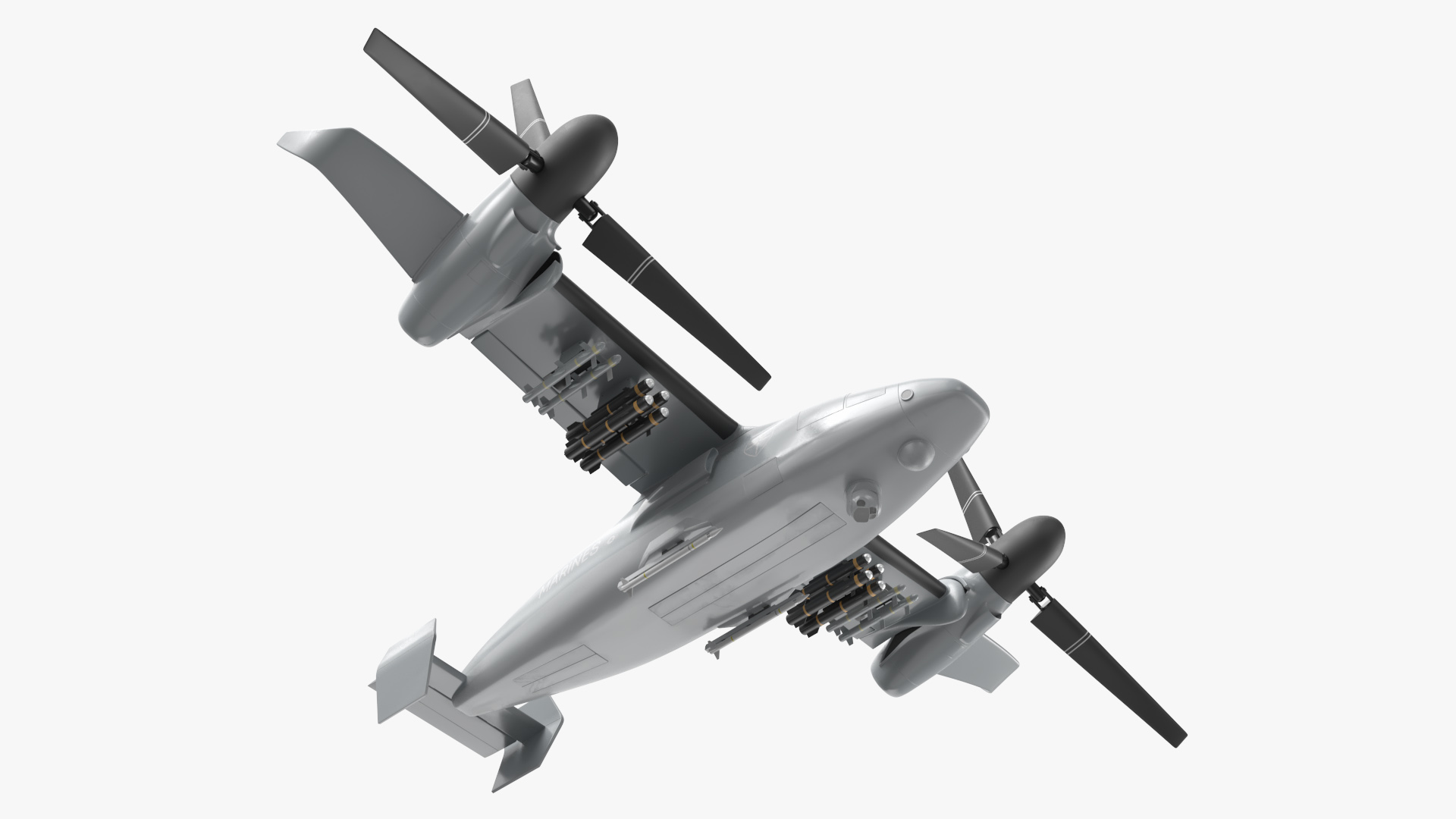 Bell V 247 Vigilant Combat Drone 3D