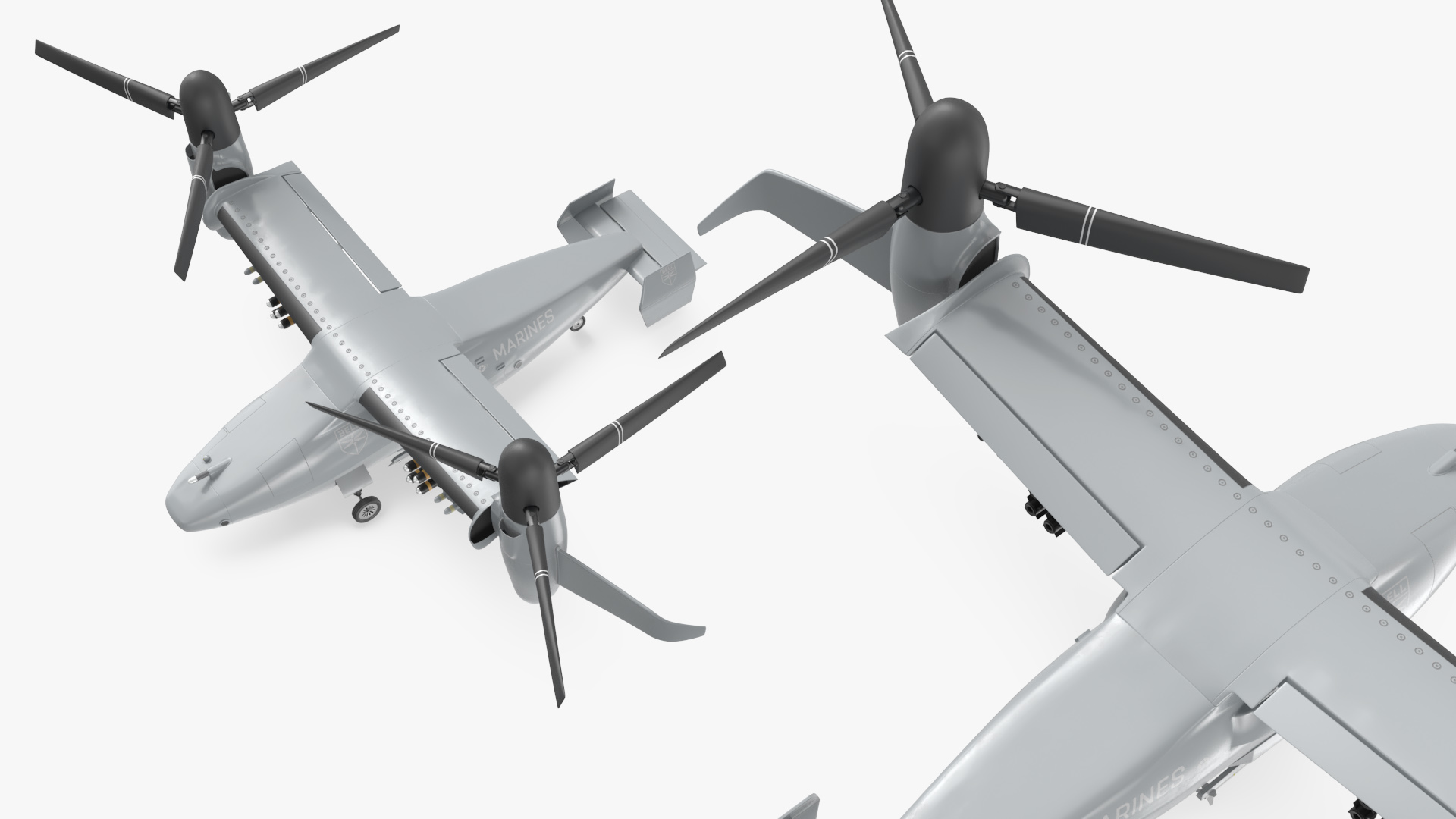 Bell V 247 Vigilant Combat Drone 3D