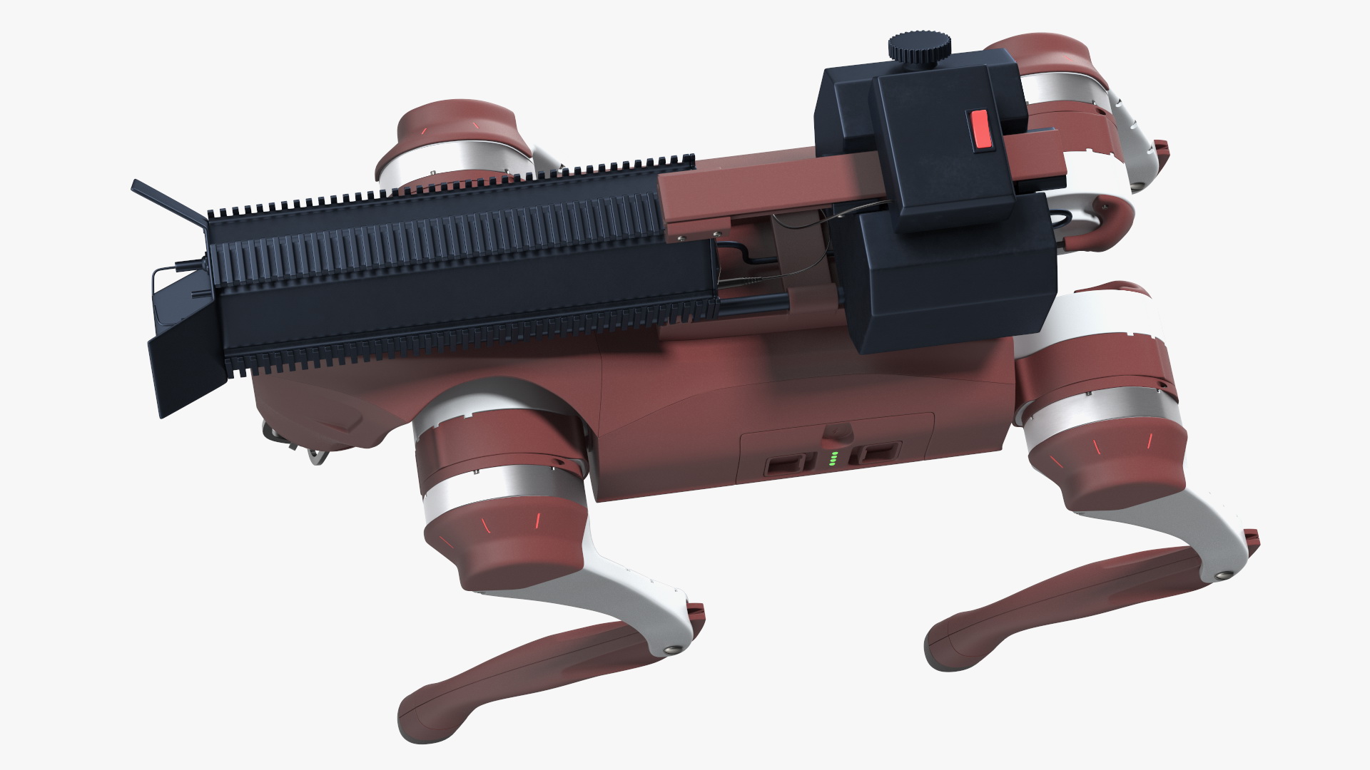 Robot Dog with a Flamethrower 3D model