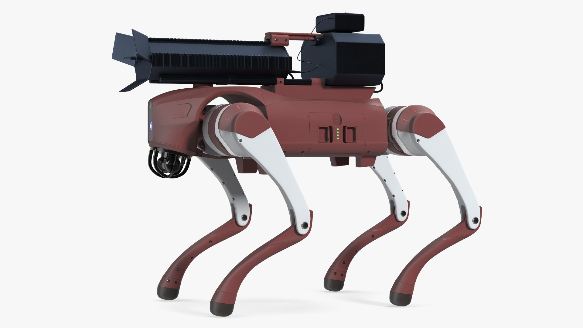Robot Dog with a Flamethrower 3D model