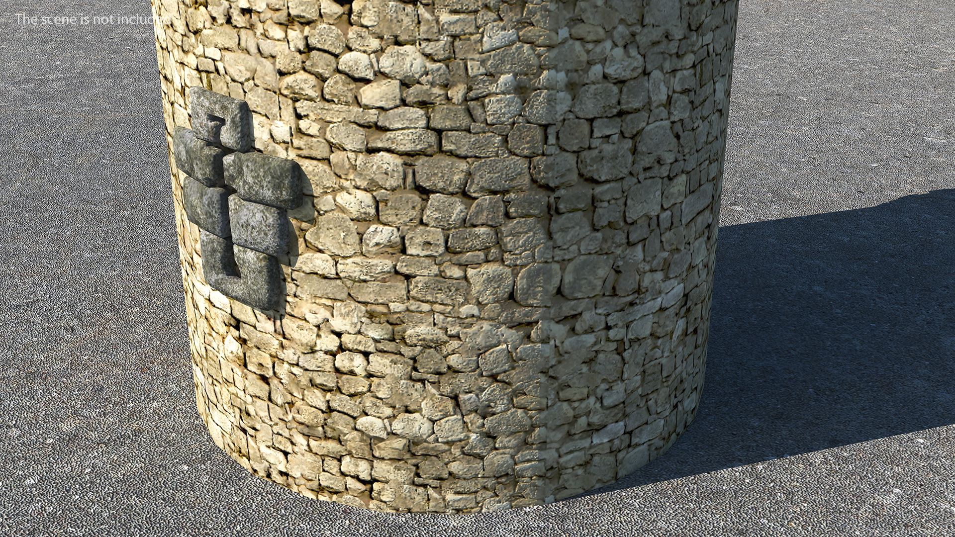 Small Medieval Castle Tower 3D
