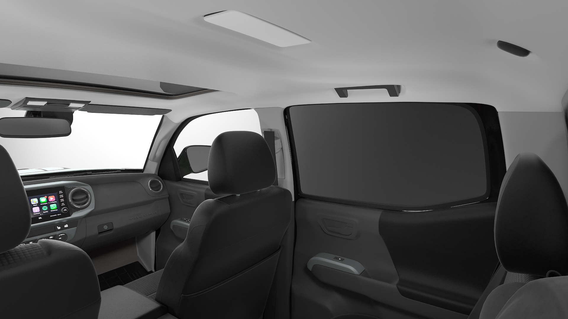 Toyota Tacoma TRD Pro Midnight Black Metallic 2021 Rigged 3D