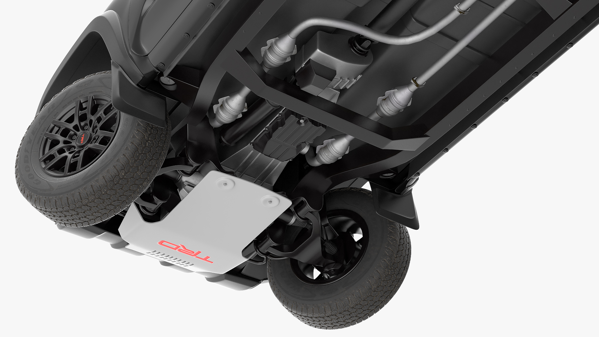 Toyota Tacoma TRD Pro Midnight Black Metallic 2021 Rigged 3D