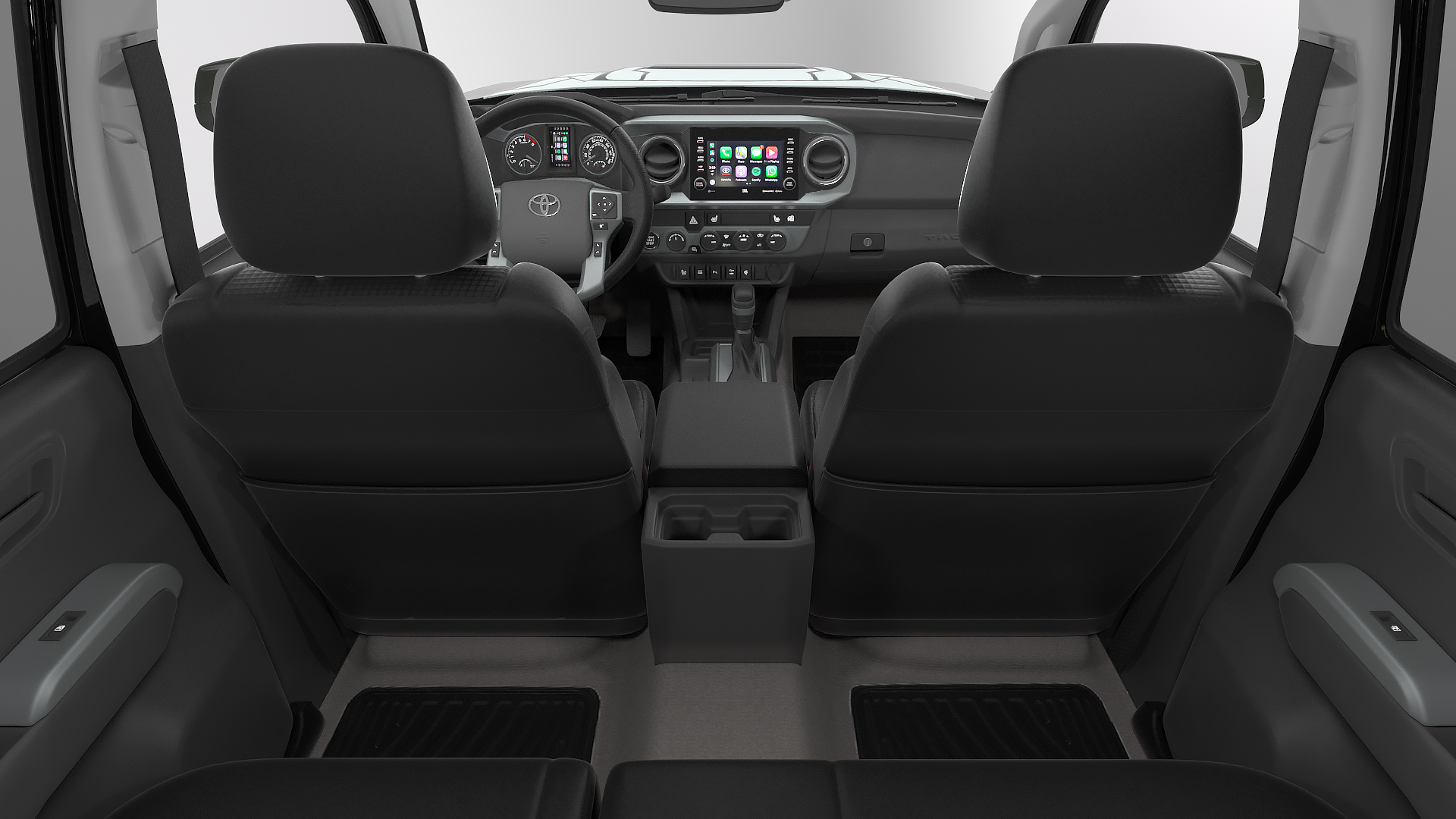 Toyota Tacoma TRD Pro Midnight Black Metallic 2021 Rigged 3D