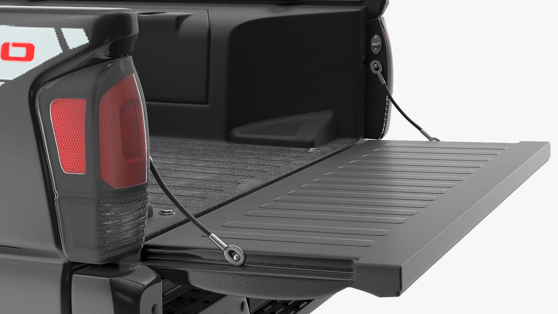 Toyota Tacoma TRD Pro Midnight Black Metallic 2021 Rigged 3D