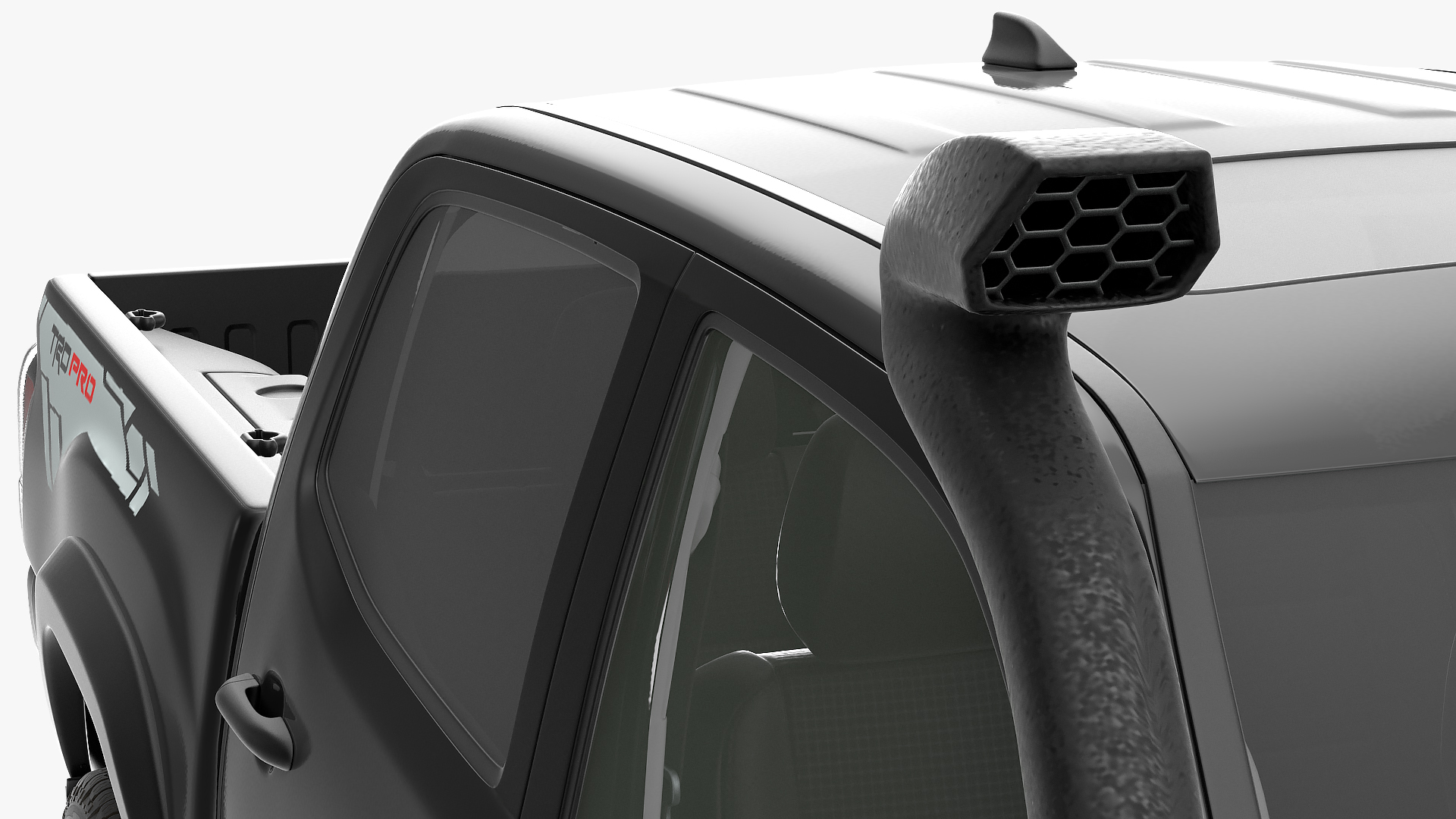 Toyota Tacoma TRD Pro Midnight Black Metallic 2021 Rigged 3D