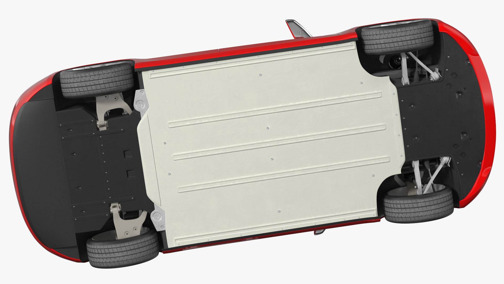 3D Electric Charging Station and Tesla Model 3 model