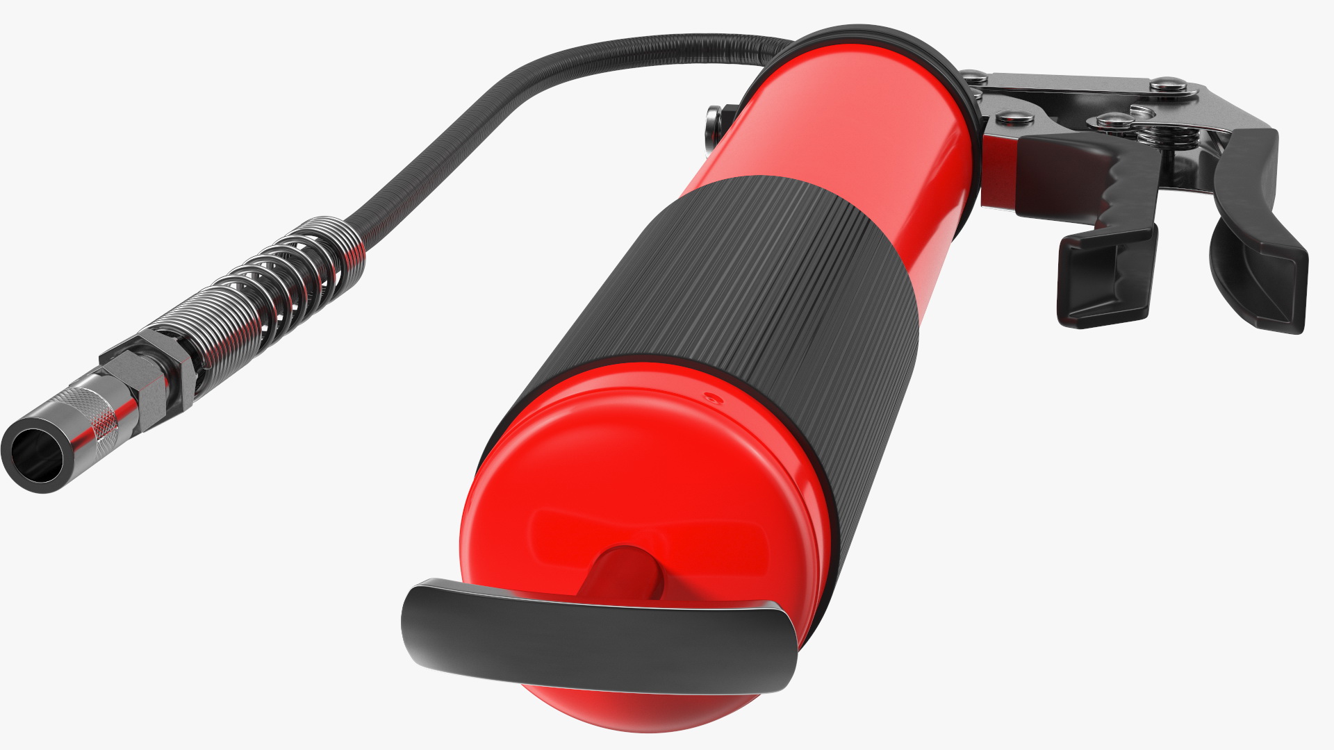 3D model Pistol Grip Air Grease Gun Red