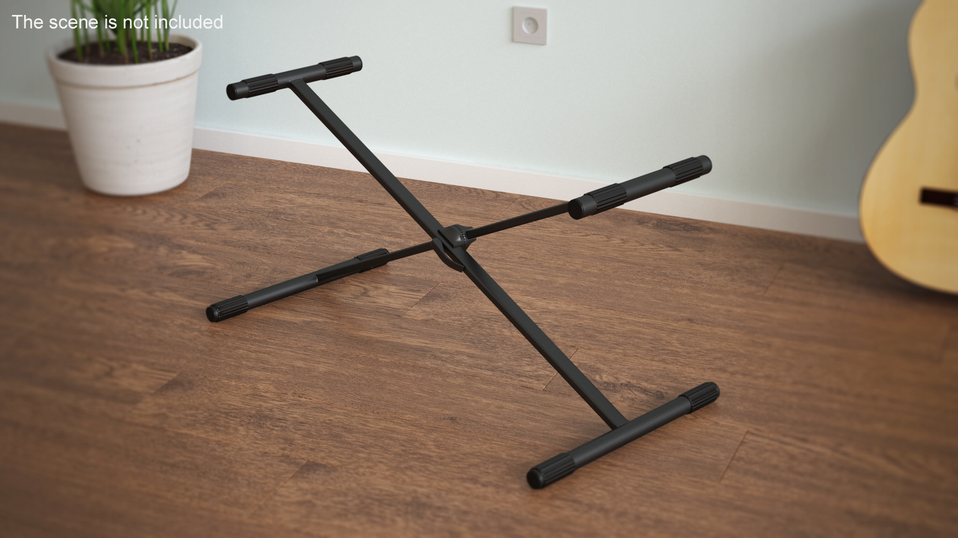 Stand for Digital Piano Black 3D model