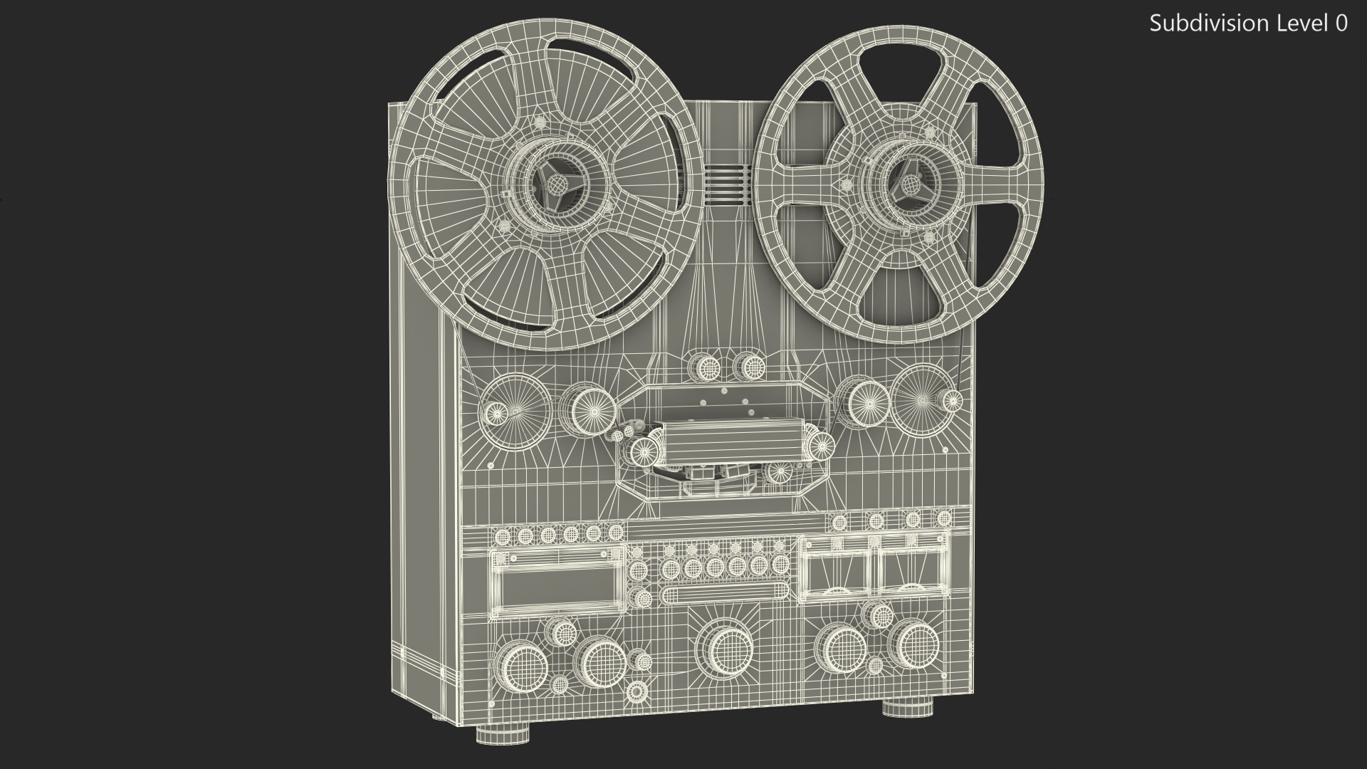 3D Open Reel Tape Machine M 063 H5