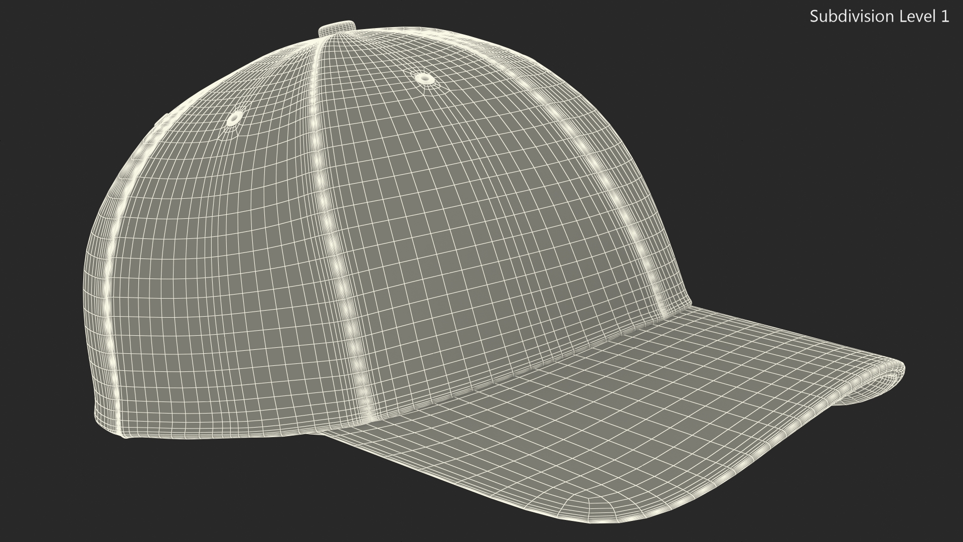 Cap Cotton Green Black Your Logo 3D