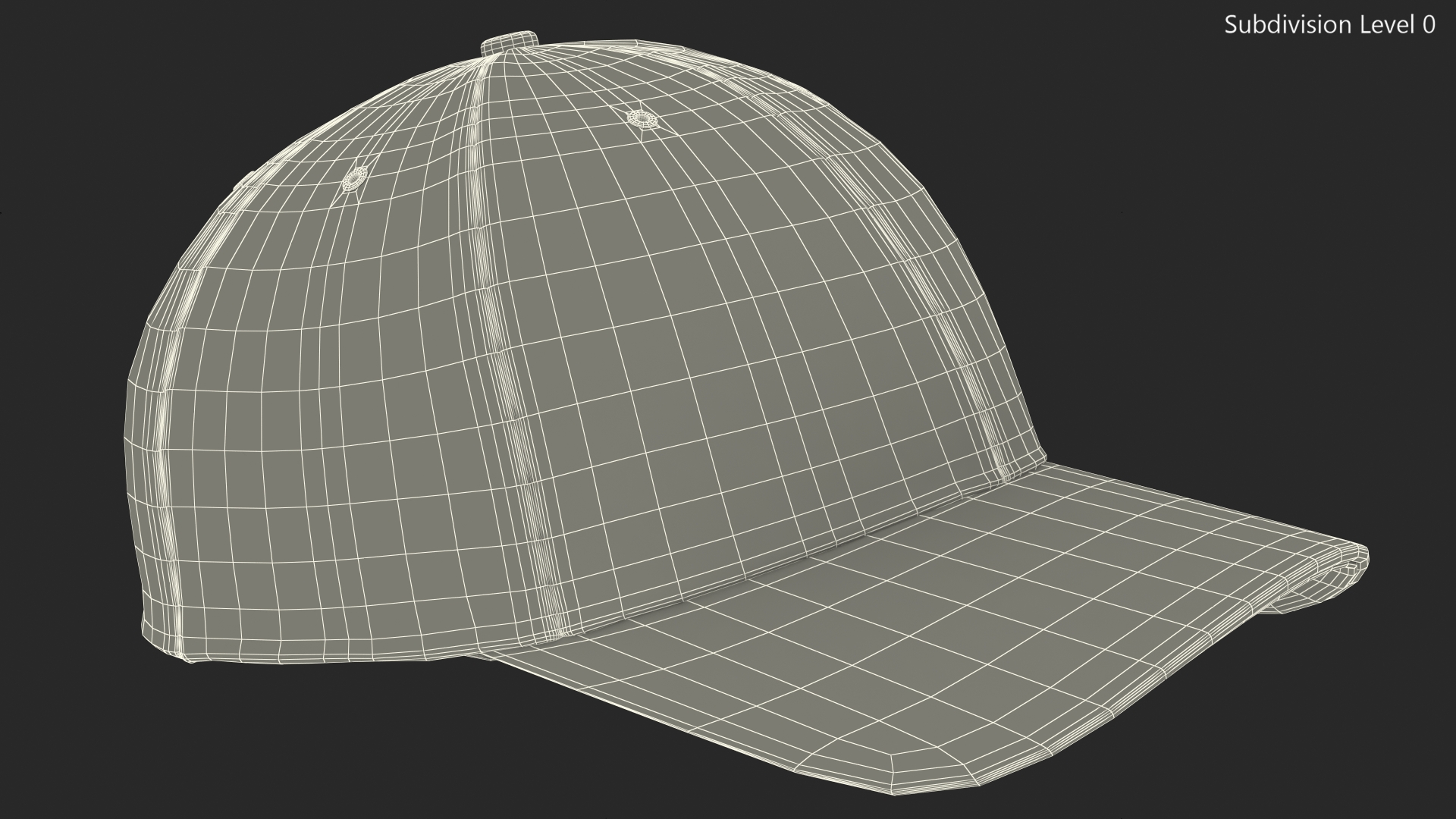 Cap Cotton Green Black Your Logo 3D