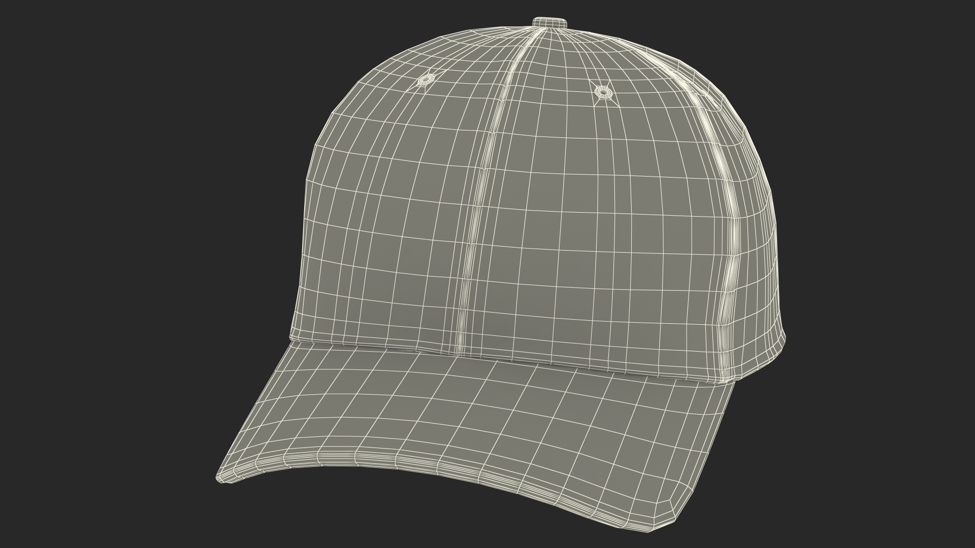 Cap Cotton Green Black Your Logo 3D