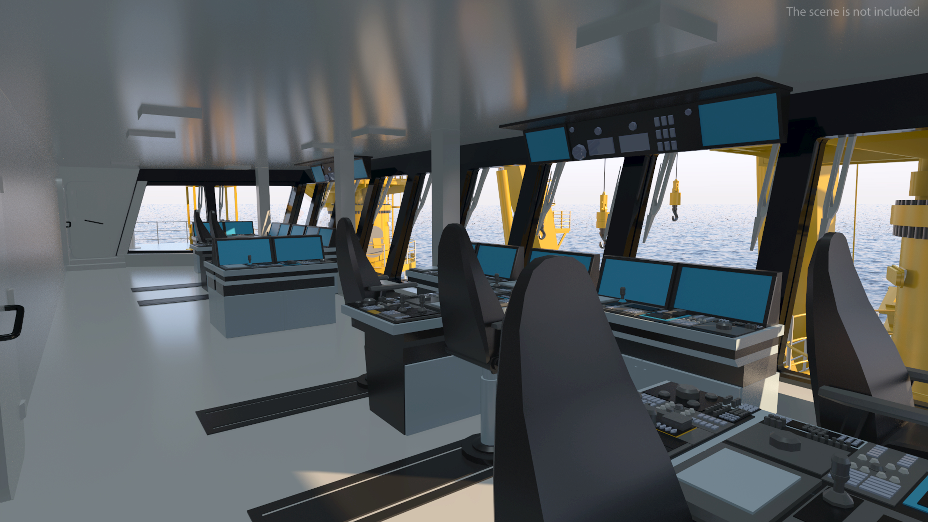 3D model Cable Layer Ship Nexans Aurora