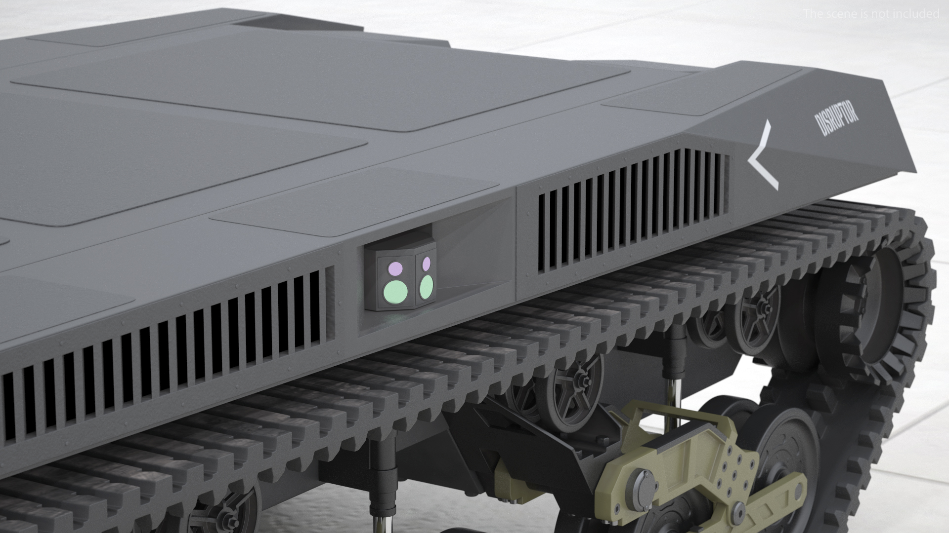 Ripsaw M5 Robotic Combat Vehicle Rigged 3D model