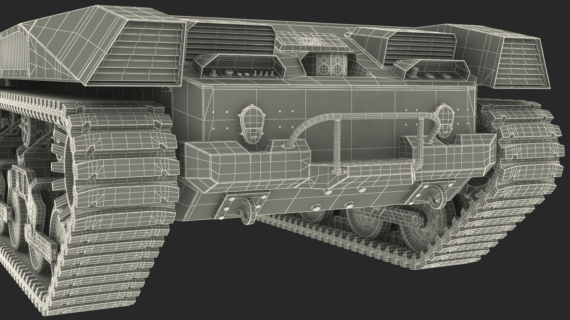 Ripsaw M5 Robotic Combat Vehicle Rigged 3D model