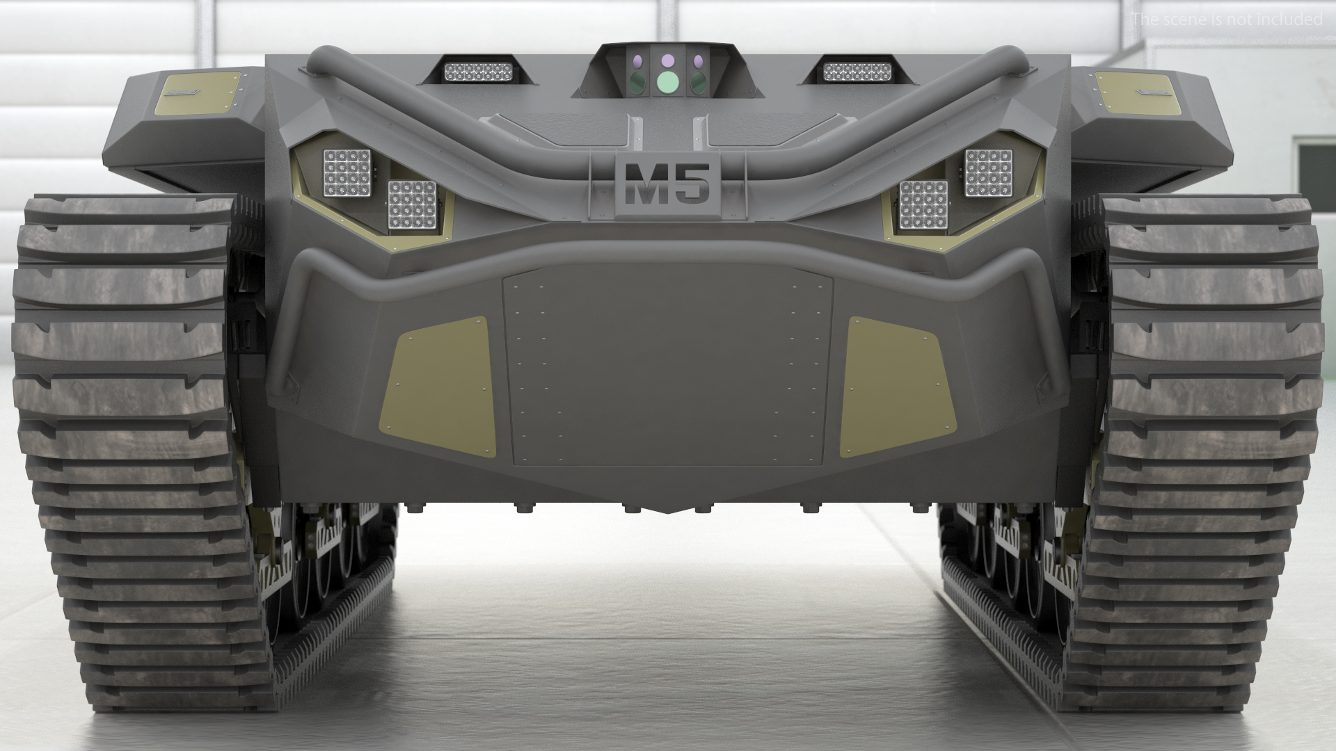 Ripsaw M5 Robotic Combat Vehicle Rigged 3D model