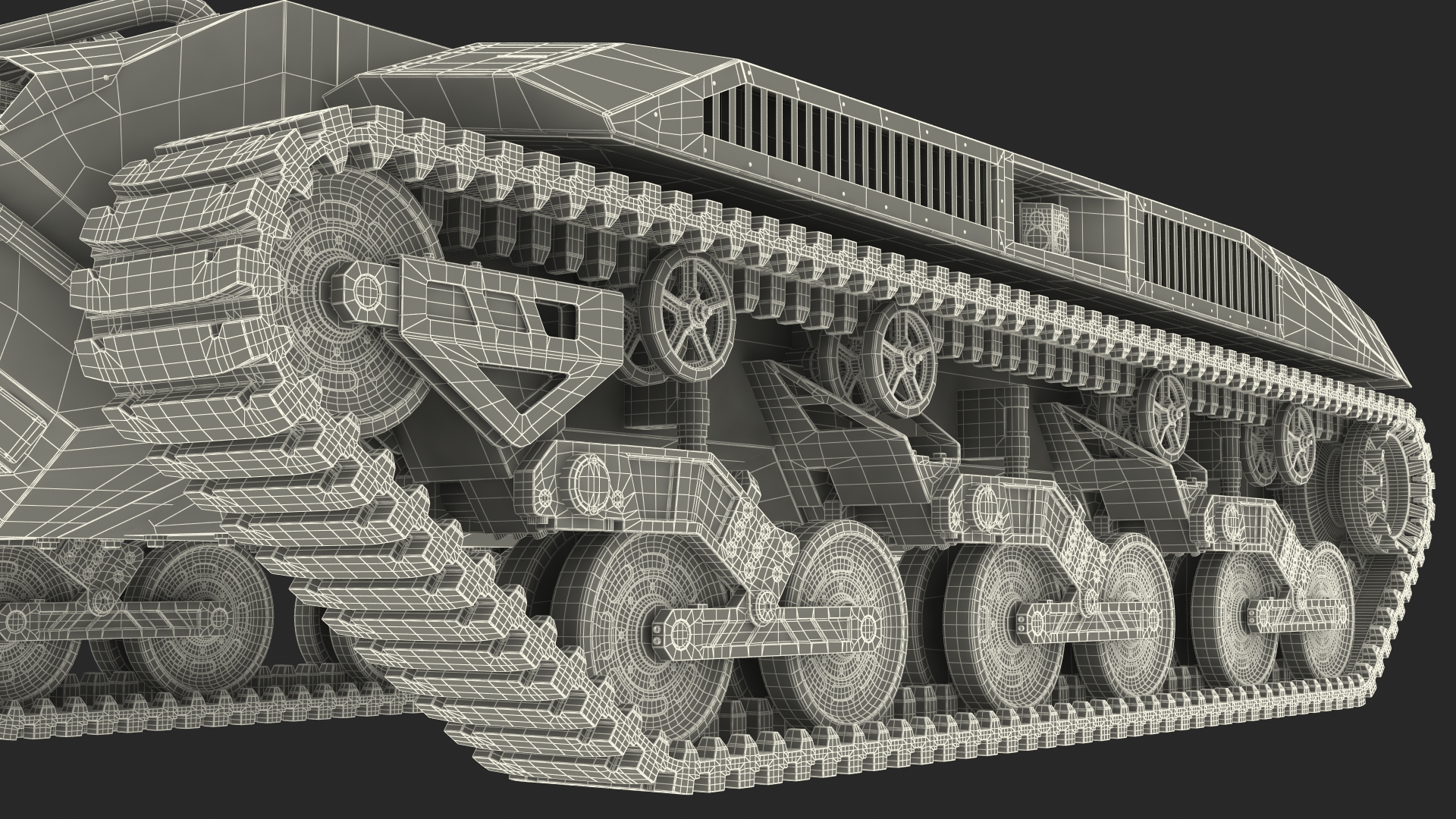 Ripsaw M5 Robotic Combat Vehicle Rigged 3D model