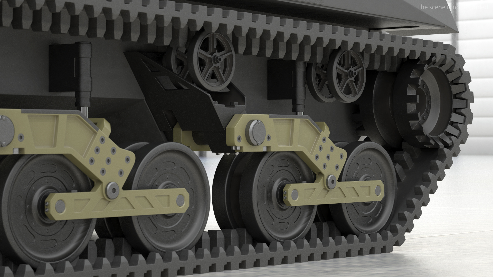 Ripsaw M5 Robotic Combat Vehicle Rigged 3D model