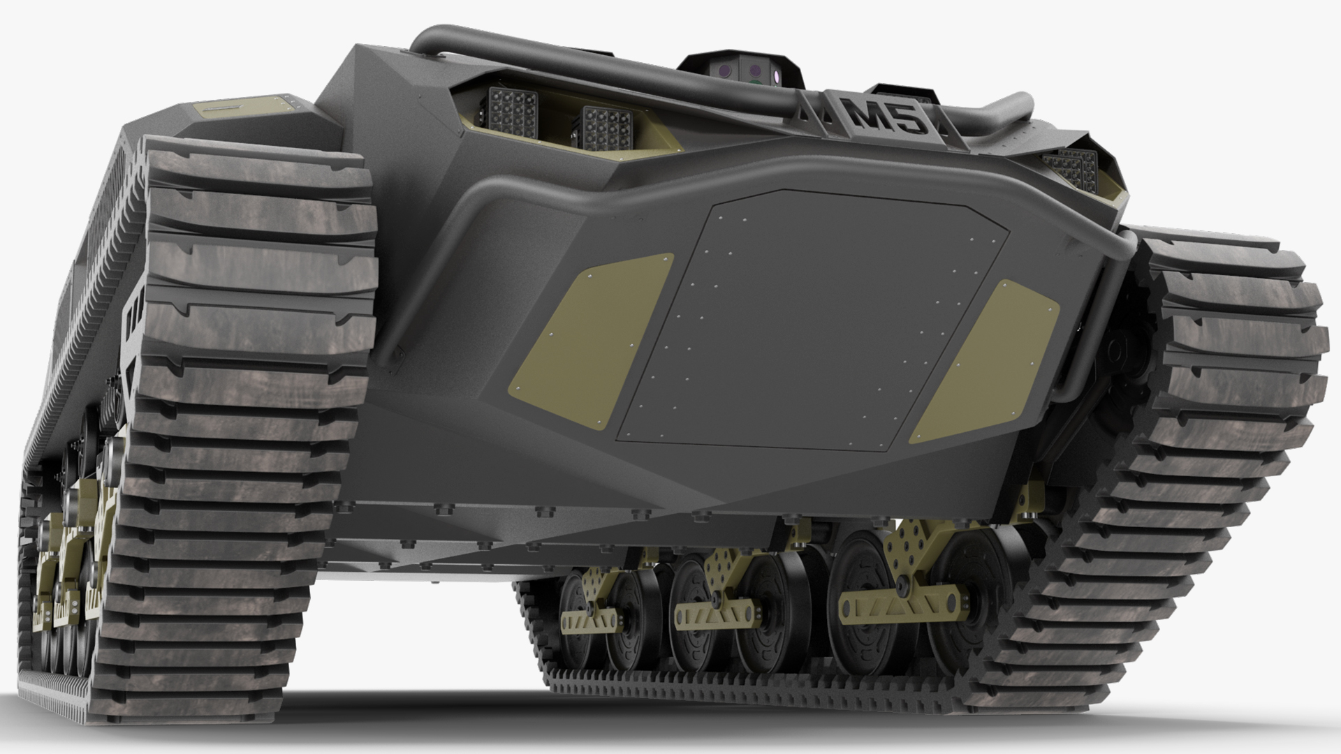 Ripsaw M5 Robotic Combat Vehicle Rigged 3D model