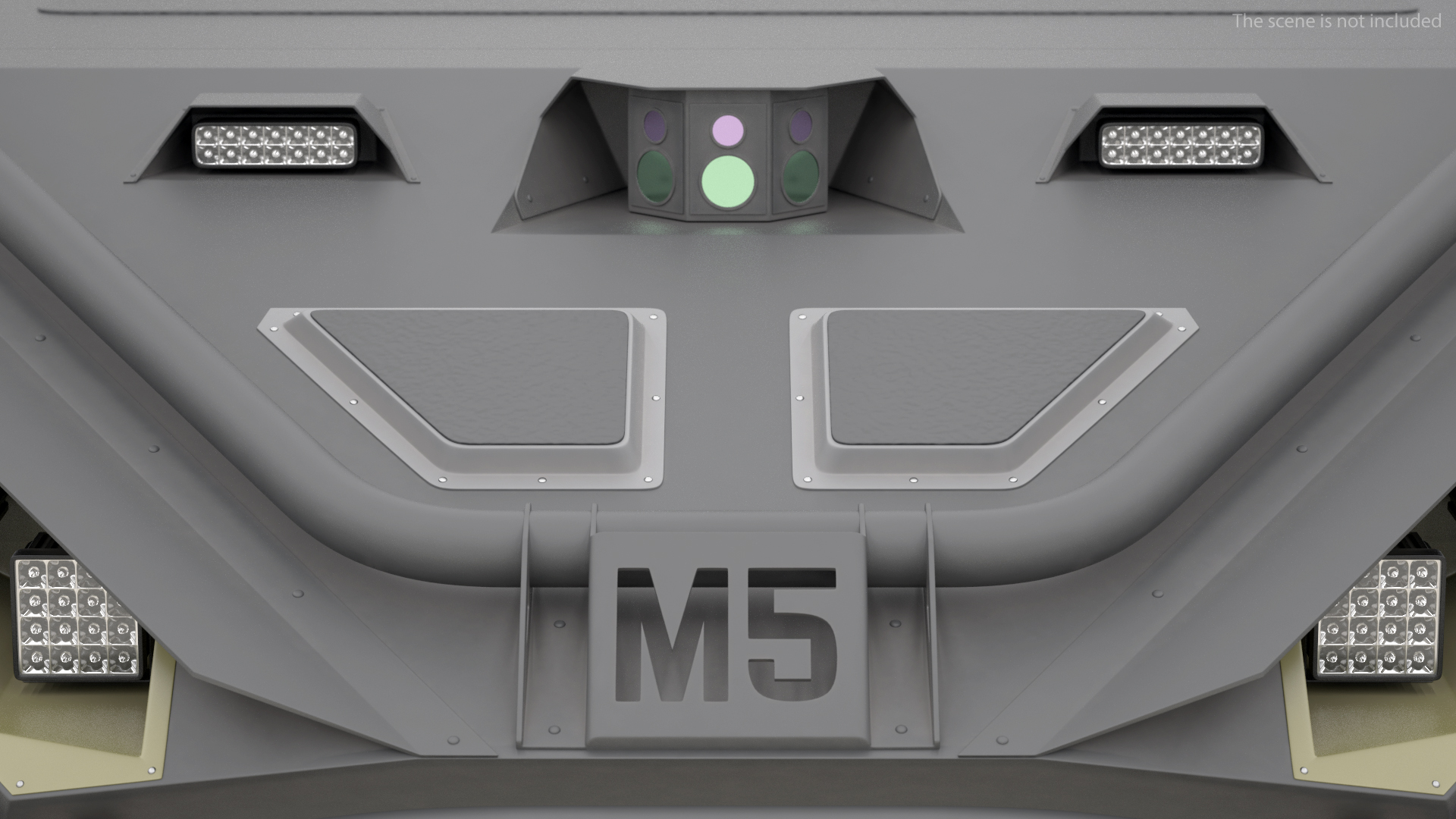 Ripsaw M5 Robotic Combat Vehicle Rigged 3D model