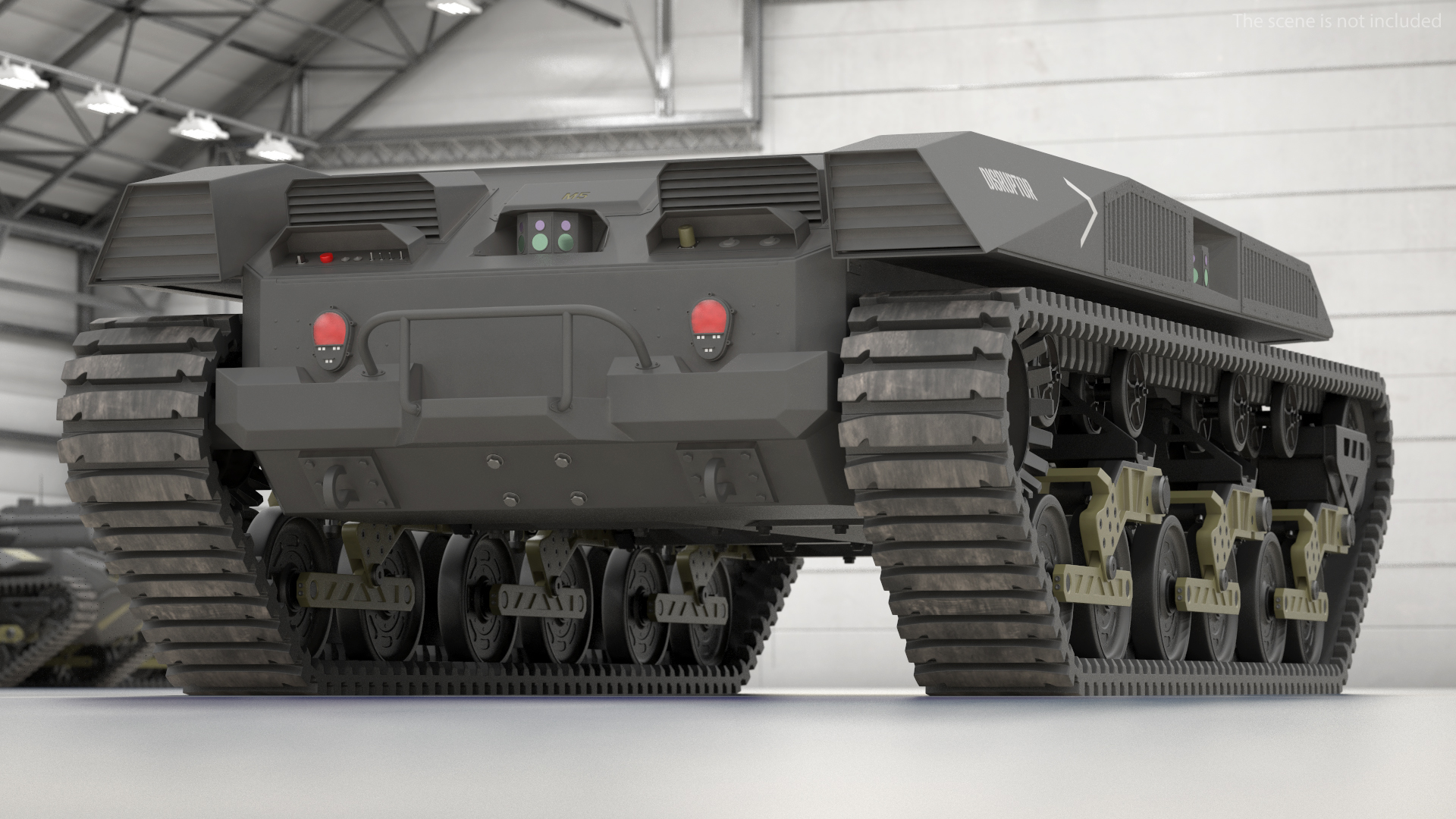 Ripsaw M5 Robotic Combat Vehicle Rigged 3D model