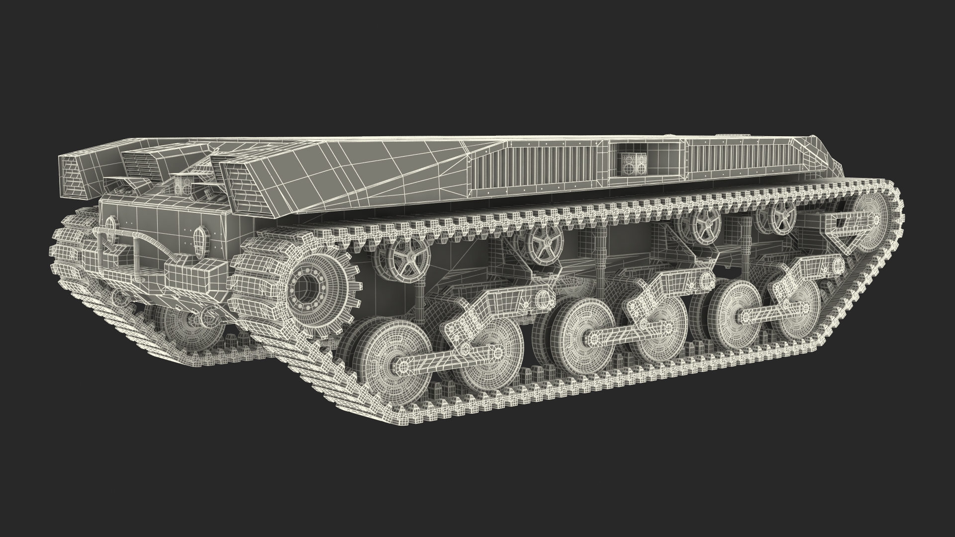 Ripsaw M5 Robotic Combat Vehicle Rigged 3D model