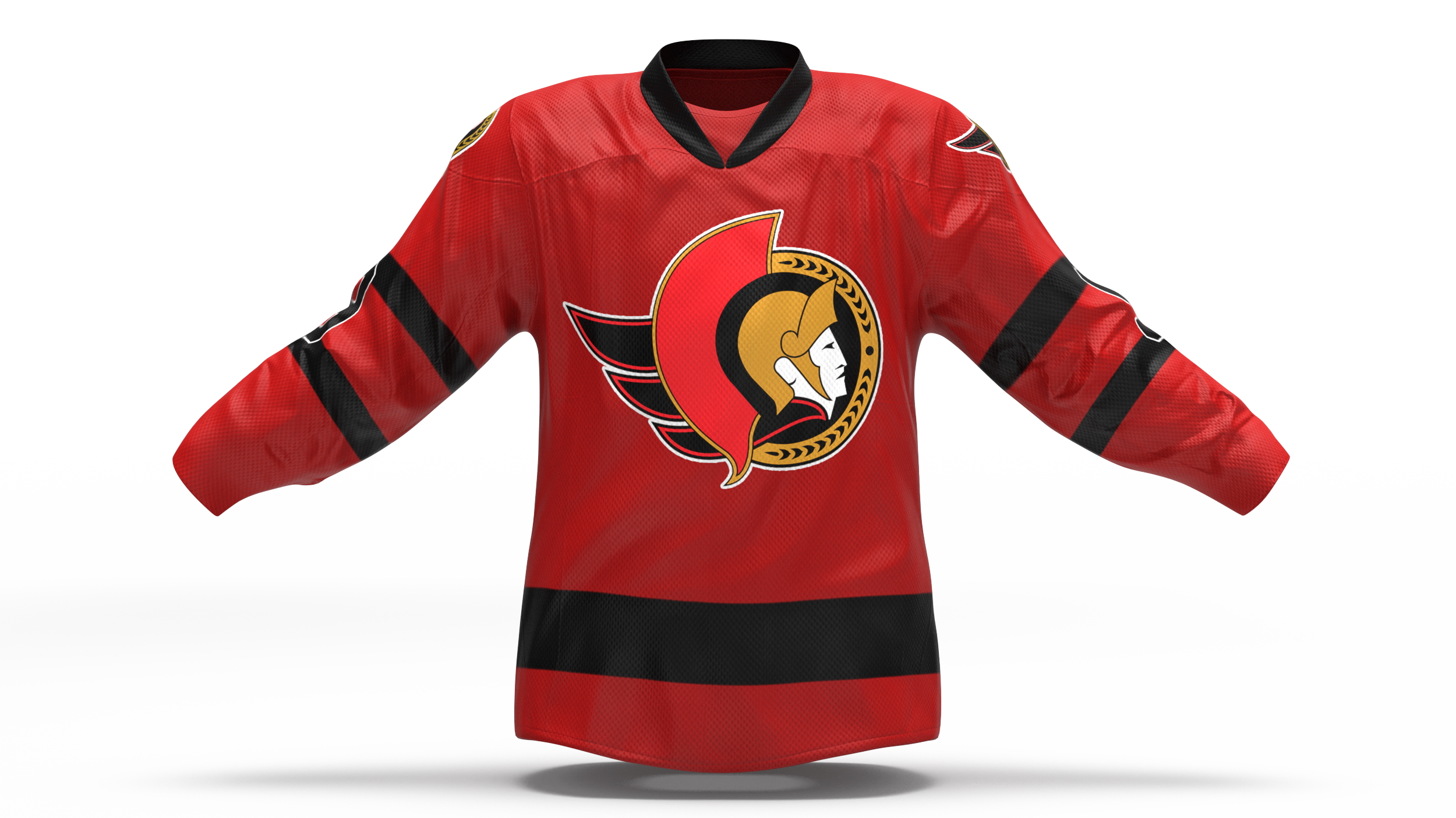 Hockey Jersey Ottawa Senators 3D model