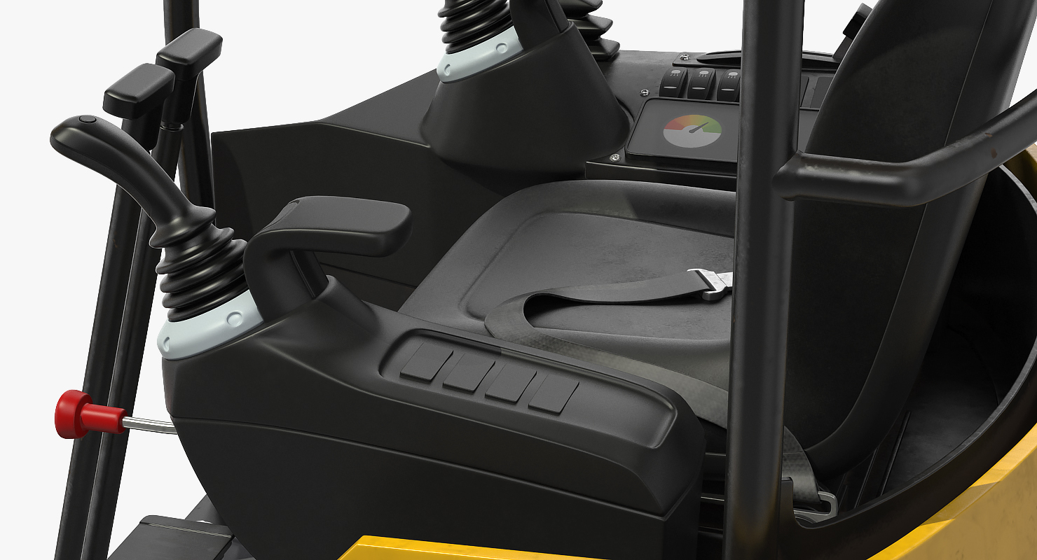 Mini Excavator JCB 18Z1 with Earth Drill X2500 Dirty 3D