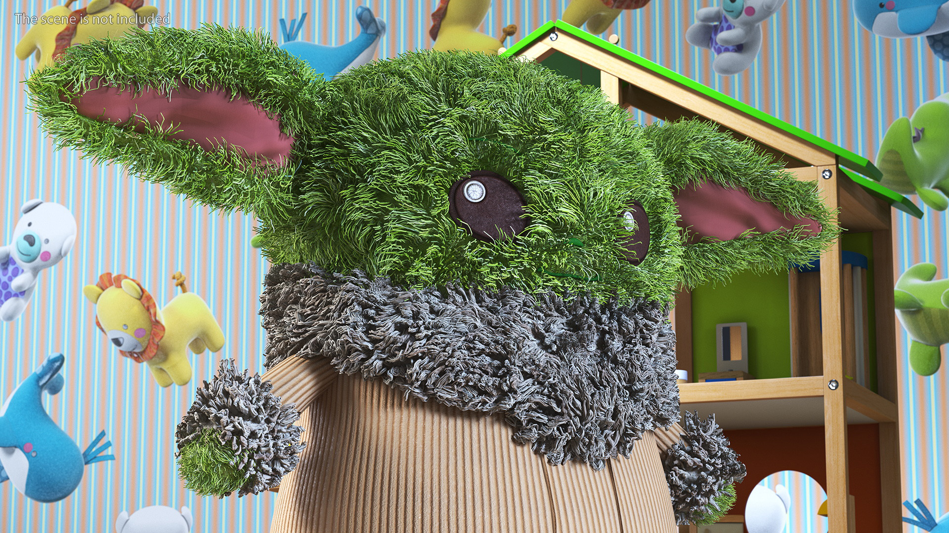 3D model Grogu Star Wars Plush Toy