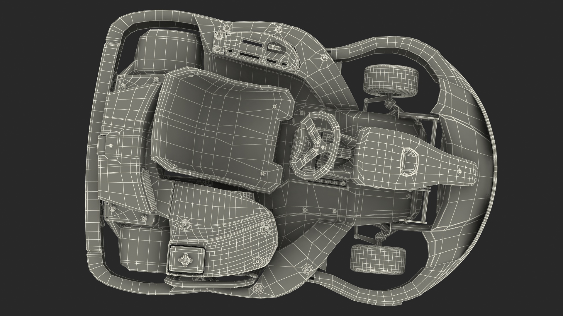 3D model SODI RX8 Kart Rigged