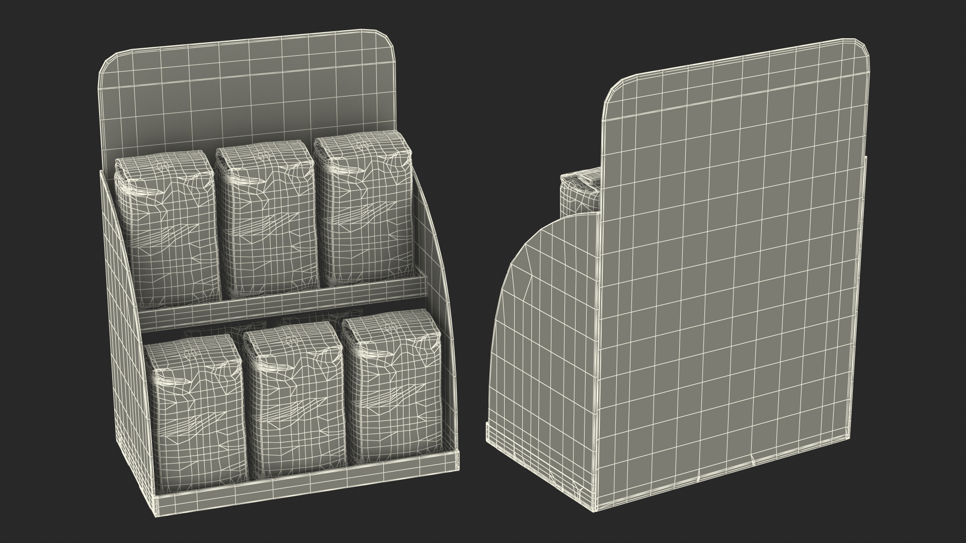 3D Holidays Coffee Sale Display model