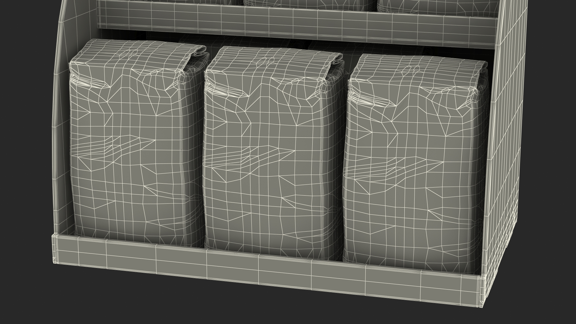 3D Holidays Coffee Sale Display model