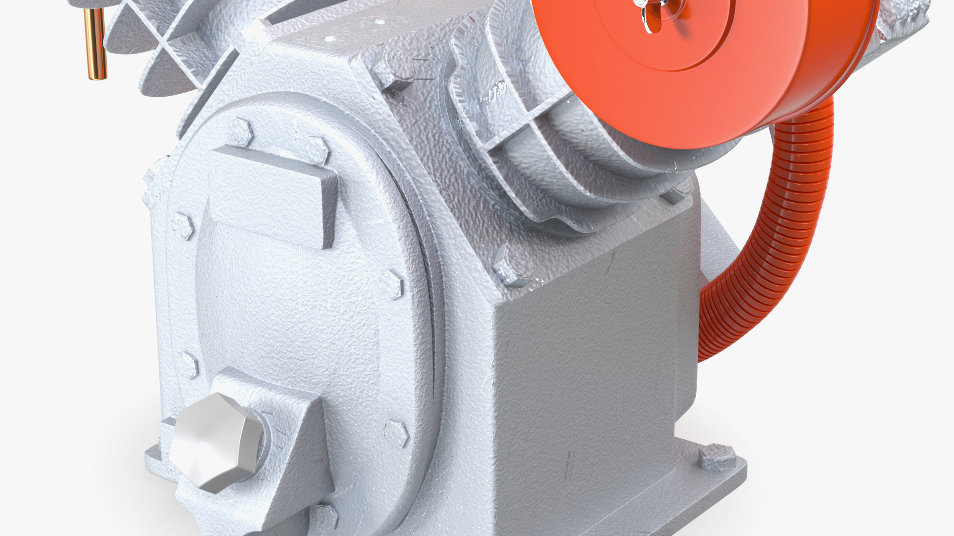 3D Aluminium Air Compressor Pump with Orange Hose